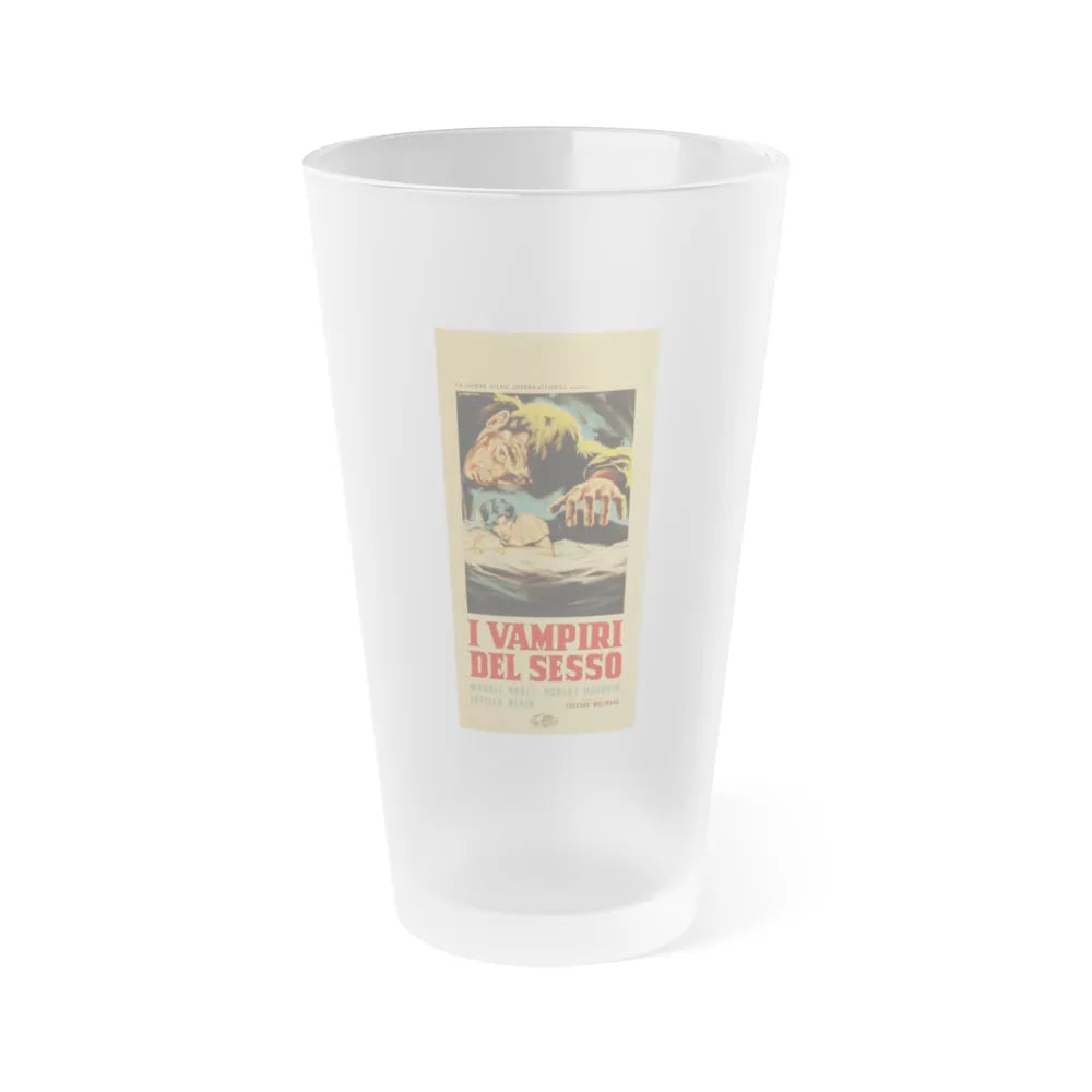 THE ROAD TO SHAME 1959 Movie Poster - Frosted Pint Glass 16oz-Go Mug Yourself