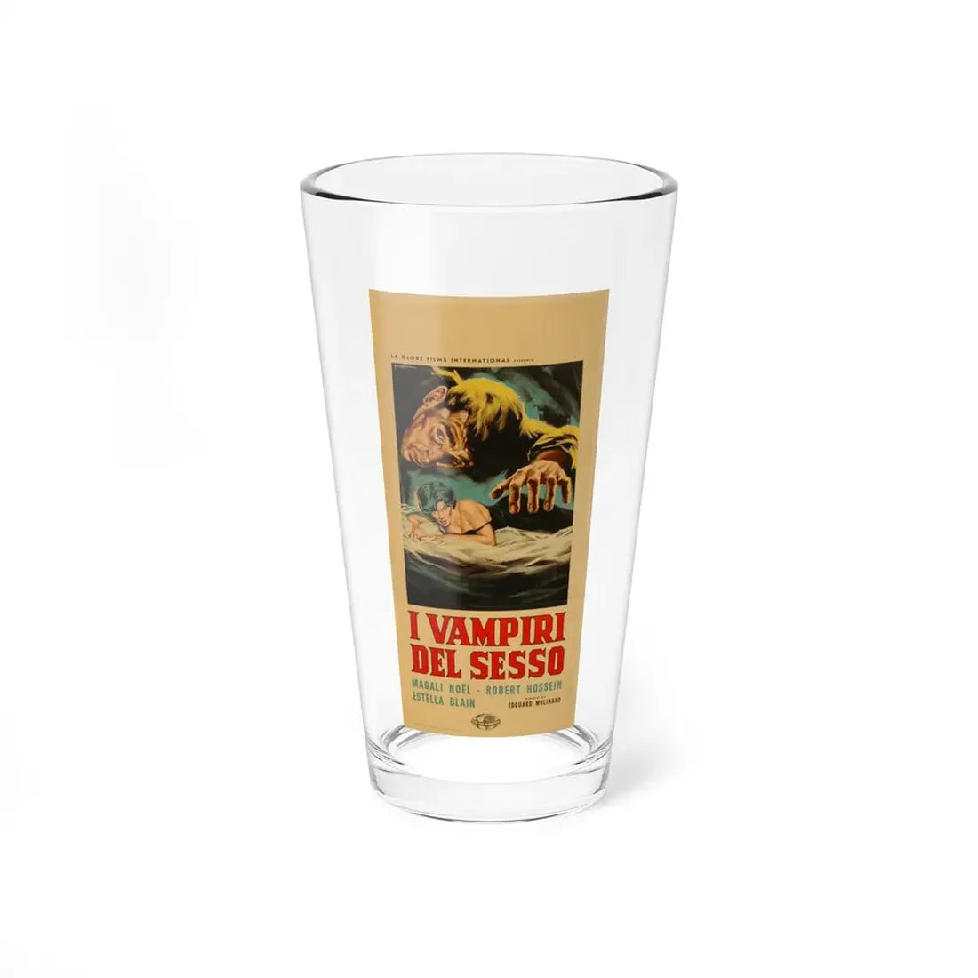 THE ROAD TO SHAME 1959 Movie Poster - Pint Glass 16oz 16oz - Go Mug Yourself