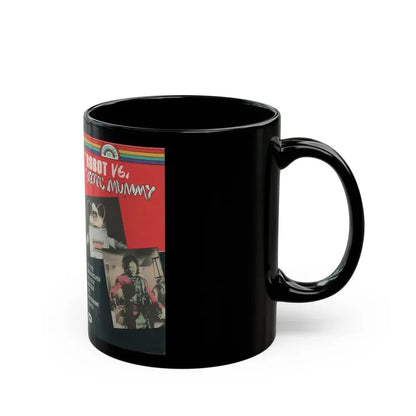 THE ROBOT VS THE AZTEC MUMMY (VHS COVER) - Black Coffee Mug - Go Mug Yourself