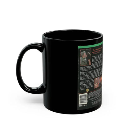 THE ROOKIE CLINT EASTWOOD CHARLIE SHEEN (VHS COVER) - Black Coffee Mug - Go Mug Yourself