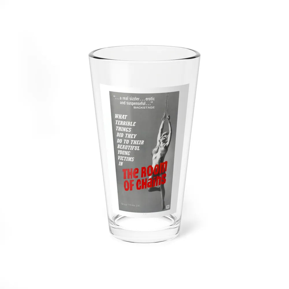 THE ROOM OF CHAINS 1970 Movie Poster - Pint Glass 16oz-16oz-Go Mug Yourself