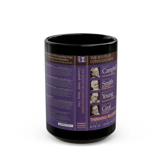 THE ROOTS OF CONSCIOUSNESS (VHS COVER) - Black Coffee Mug 15oz - Go Mug Yourself