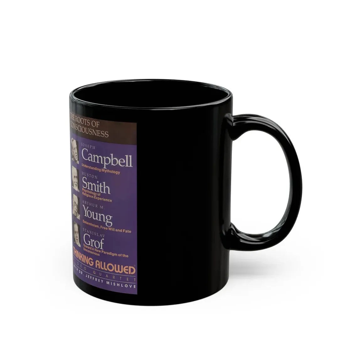 THE ROOTS OF CONSCIOUSNESS (VHS COVER) - Black Coffee Mug - Go Mug Yourself