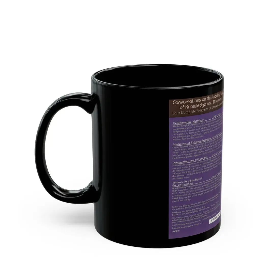 THE ROOTS OF CONSCIOUSNESS (VHS COVER) - Black Coffee Mug - Go Mug Yourself