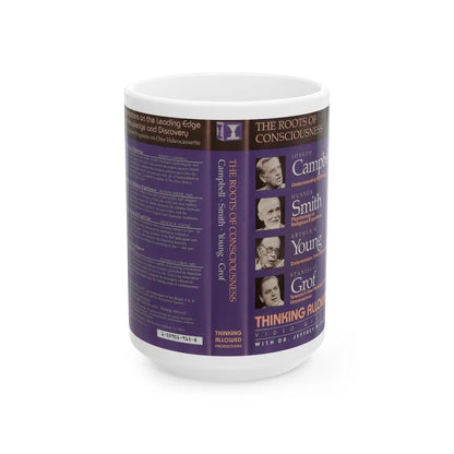 THE ROOTS OF CONSCIOUSNESS (VHS COVER) - White Coffee Mug-15oz-Go Mug Yourself