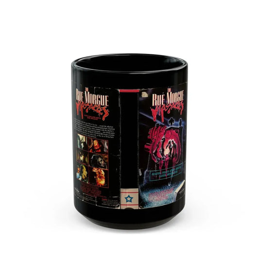 THE RUE MORGUE MASSACRES (VHS COVER) - Black Coffee Mug 15oz - Go Mug Yourself