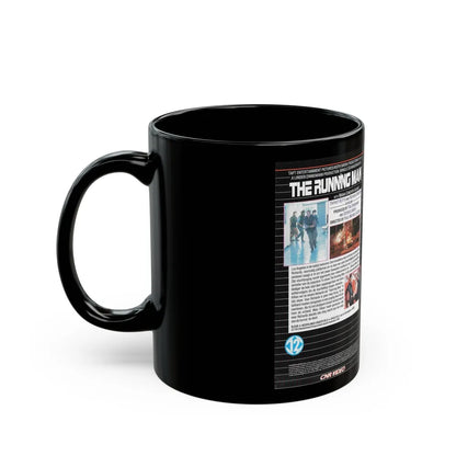 THE RUNNING MAN (VHS COVER) - Black Coffee Mug-Go Mug Yourself