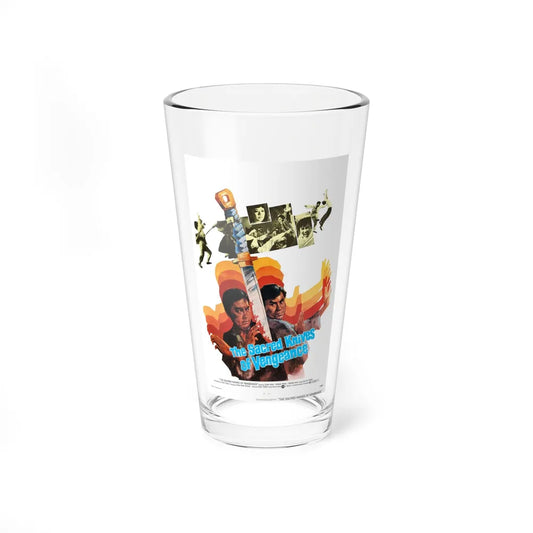 THE SACRED KNIVES OF VENGEANCE 1972 Movie Poster - Pint Glass 16oz-16oz-Go Mug Yourself