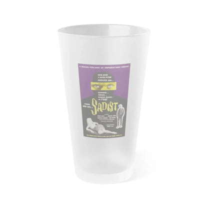 THE SADIST (SWEET BABY CHARLIE) 1963 Movie Poster - Frosted Pint Glass 16oz Default Title - Go Mug Yourself
