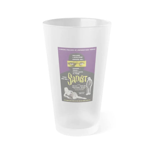 THE SADIST (SWEET BABY CHARLIE) 1963 Movie Poster - Frosted Pint Glass 16oz Default Title - Go Mug Yourself