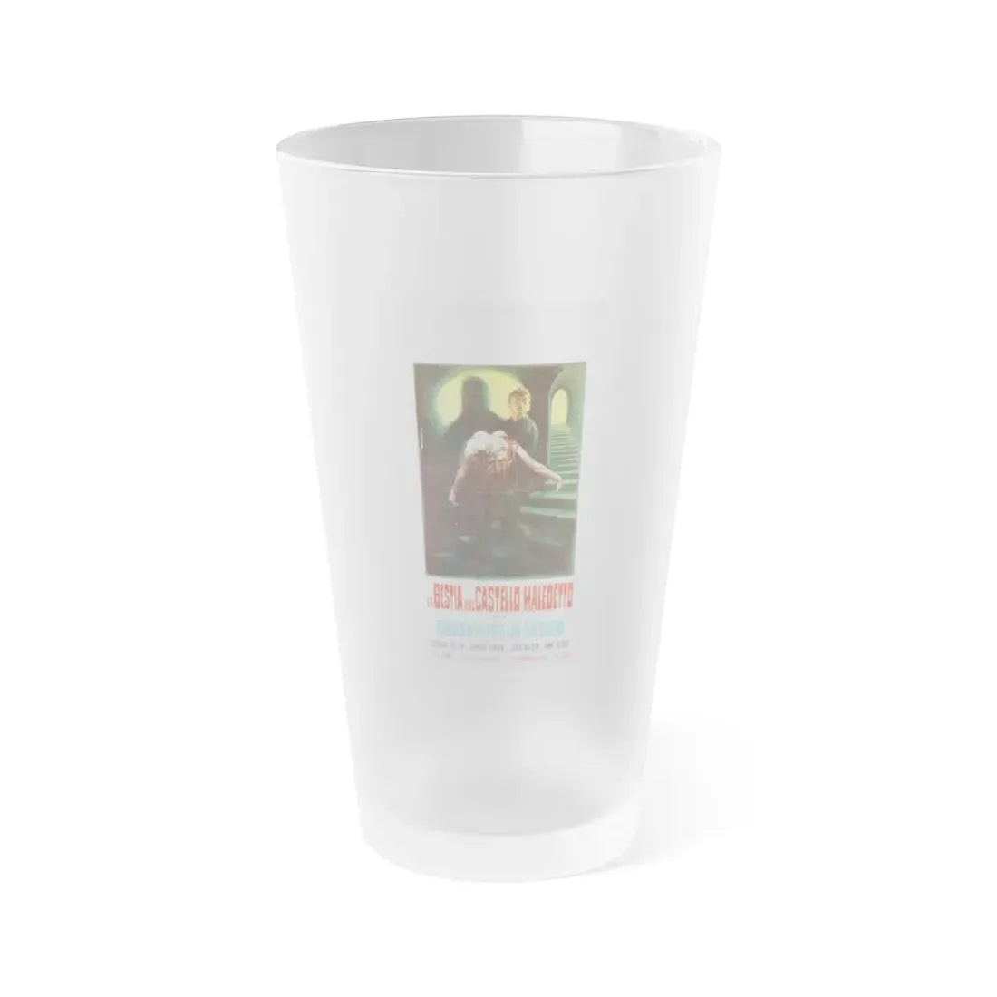 THE SADISTIC BARON VON KLAUS 1962 Movie Poster - Frosted Pint Glass 16oz Default Title - Go Mug Yourself