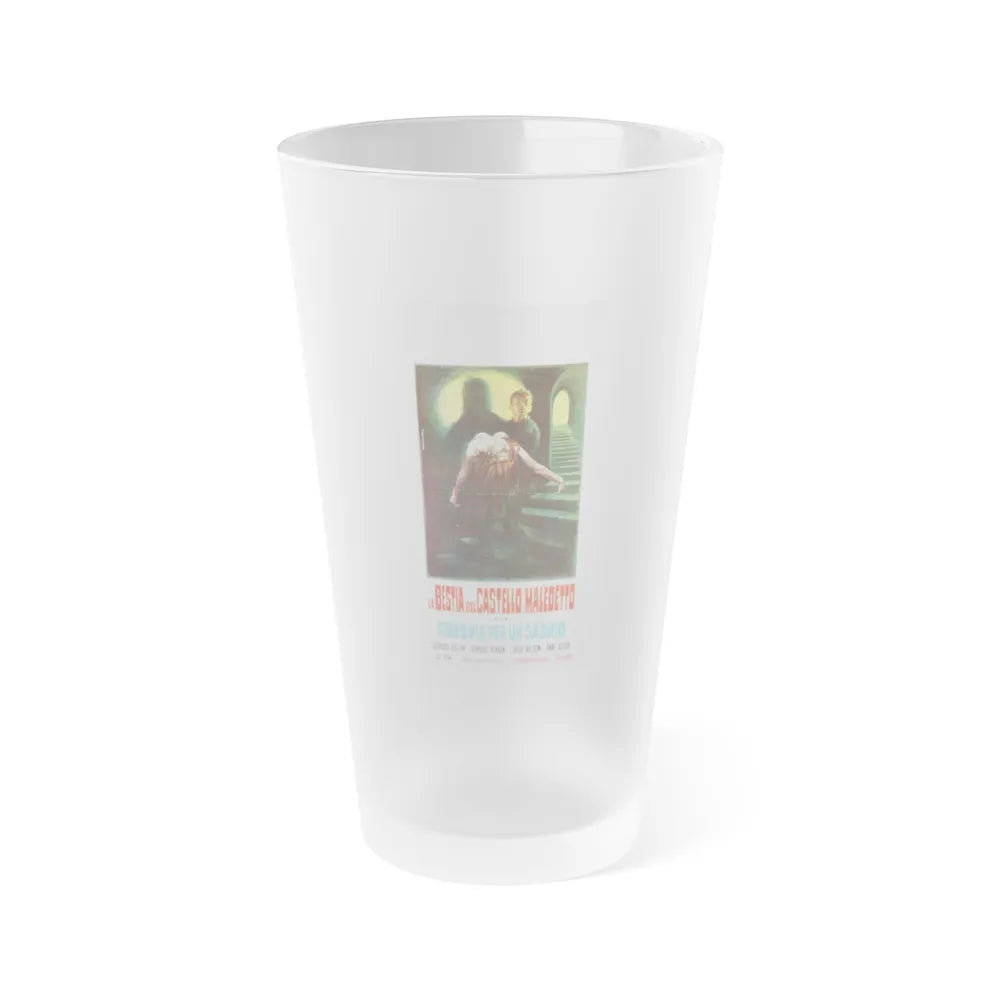 THE SADISTIC BARON VON KLAUS 1962 Movie Poster - Frosted Pint Glass 16oz-Go Mug Yourself