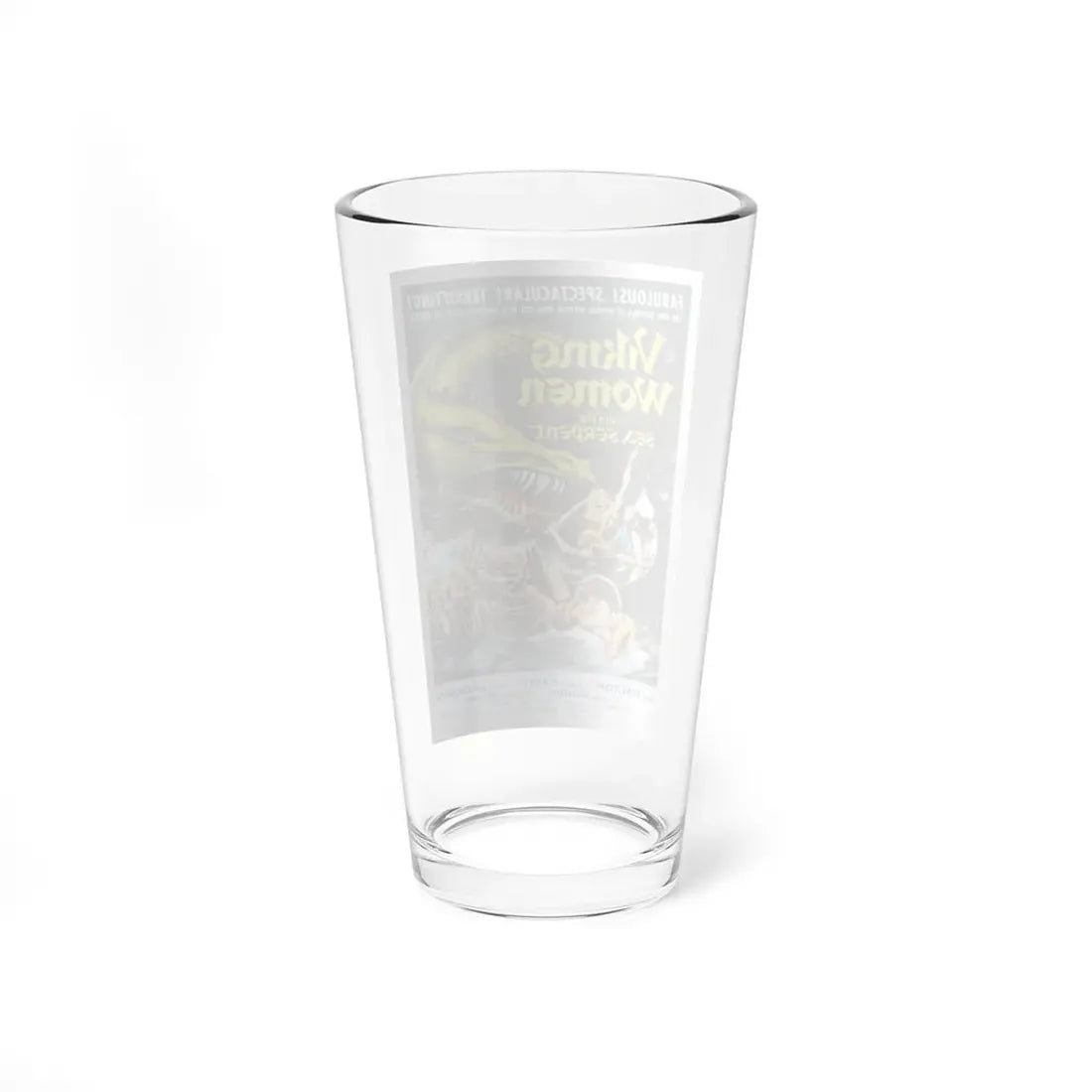 THE SAGA OF THE VIKING WOMEN AND THEIR VOYAGE TO THE WATERS OF THE GREAT SEA SERPENT 1957 Movie Poster - Pint Glass 16oz - Go Mug Yourself
