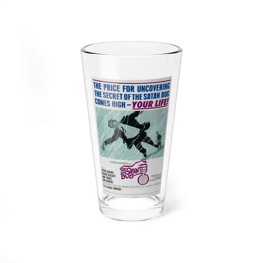THE SATAN BUG 1965 Movie Poster - Pint Glass 16oz 16oz - Go Mug Yourself