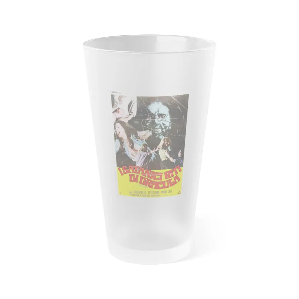 THE SATANIC RITES OF DRACULA (2) 1973 Movie Poster - Frosted Pint Glass 16oz-Go Mug Yourself