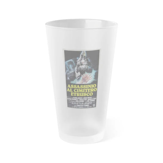 THE SCORPION WITH TWO TAILS 1982 Movie Poster - Frosted Pint Glass 16oz-Go Mug Yourself