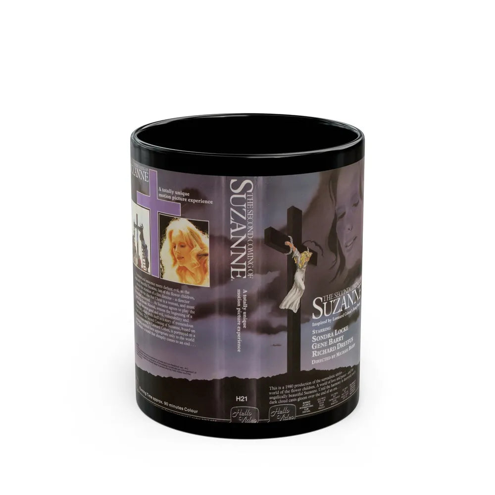 THE SECOND COMING OF SUZANNE (VHS COVER) - Black Coffee Mug-11oz-Go Mug Yourself