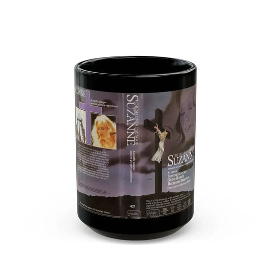 THE SECOND COMING OF SUZANNE (VHS COVER) - Black Coffee Mug 15oz - Go Mug Yourself