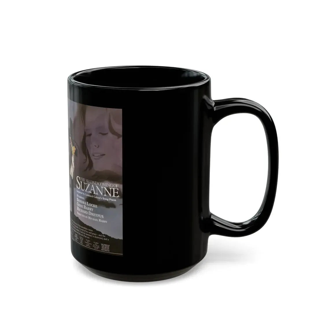 THE SECOND COMING OF SUZANNE (VHS COVER) - Black Coffee Mug - Go Mug Yourself