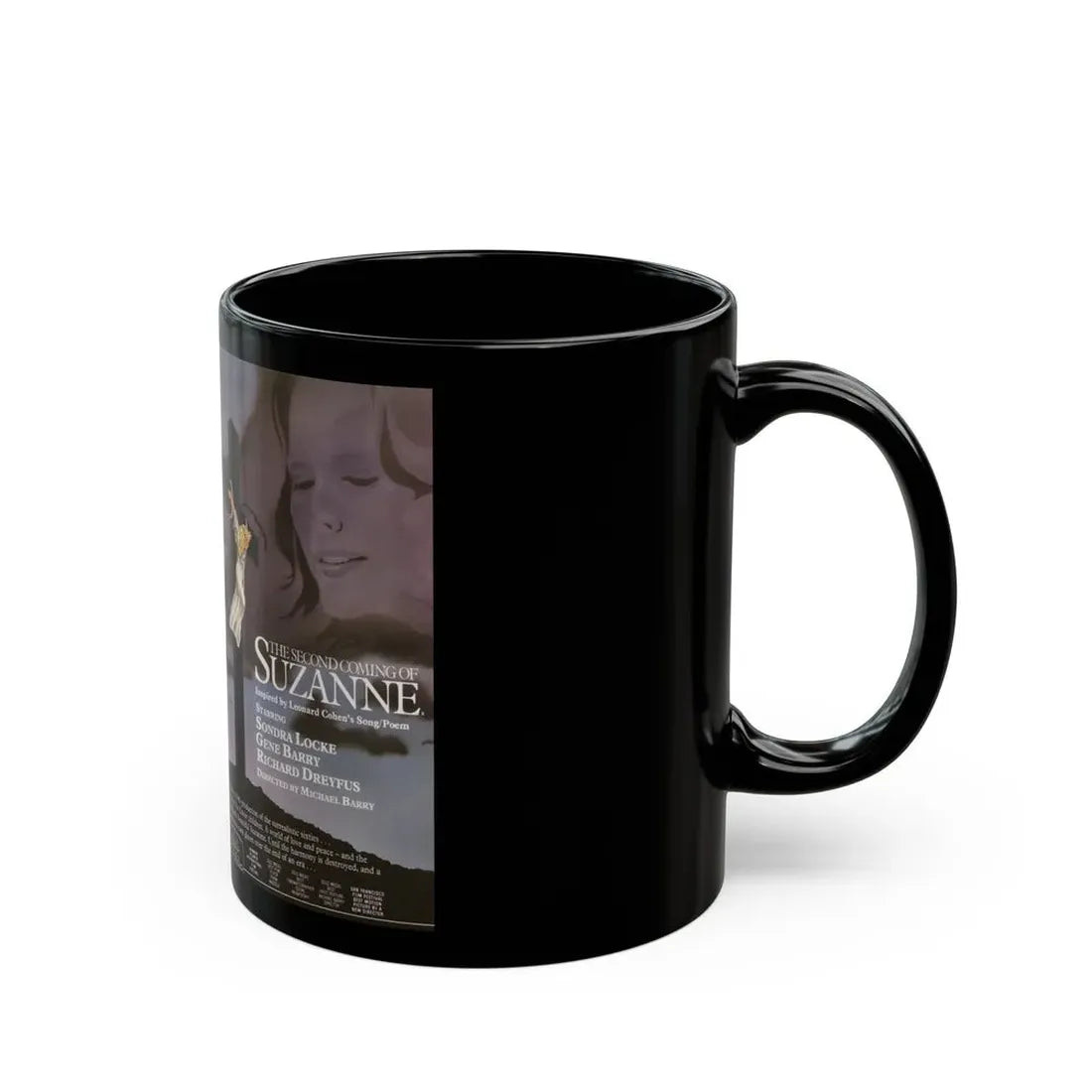 THE SECOND COMING OF SUZANNE (VHS COVER) - Black Coffee Mug - Go Mug Yourself