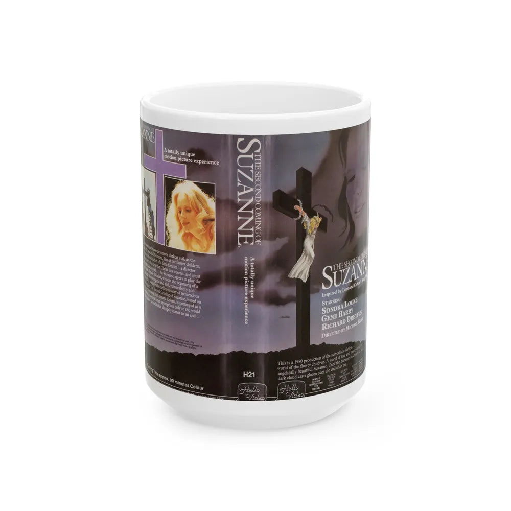 THE SECOND COMING OF SUZANNE (VHS COVER) - White Coffee Mug-15oz-Go Mug Yourself