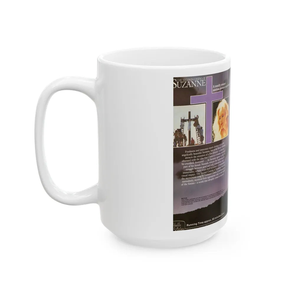 THE SECOND COMING OF SUZANNE (VHS COVER) - White Coffee Mug-Go Mug Yourself