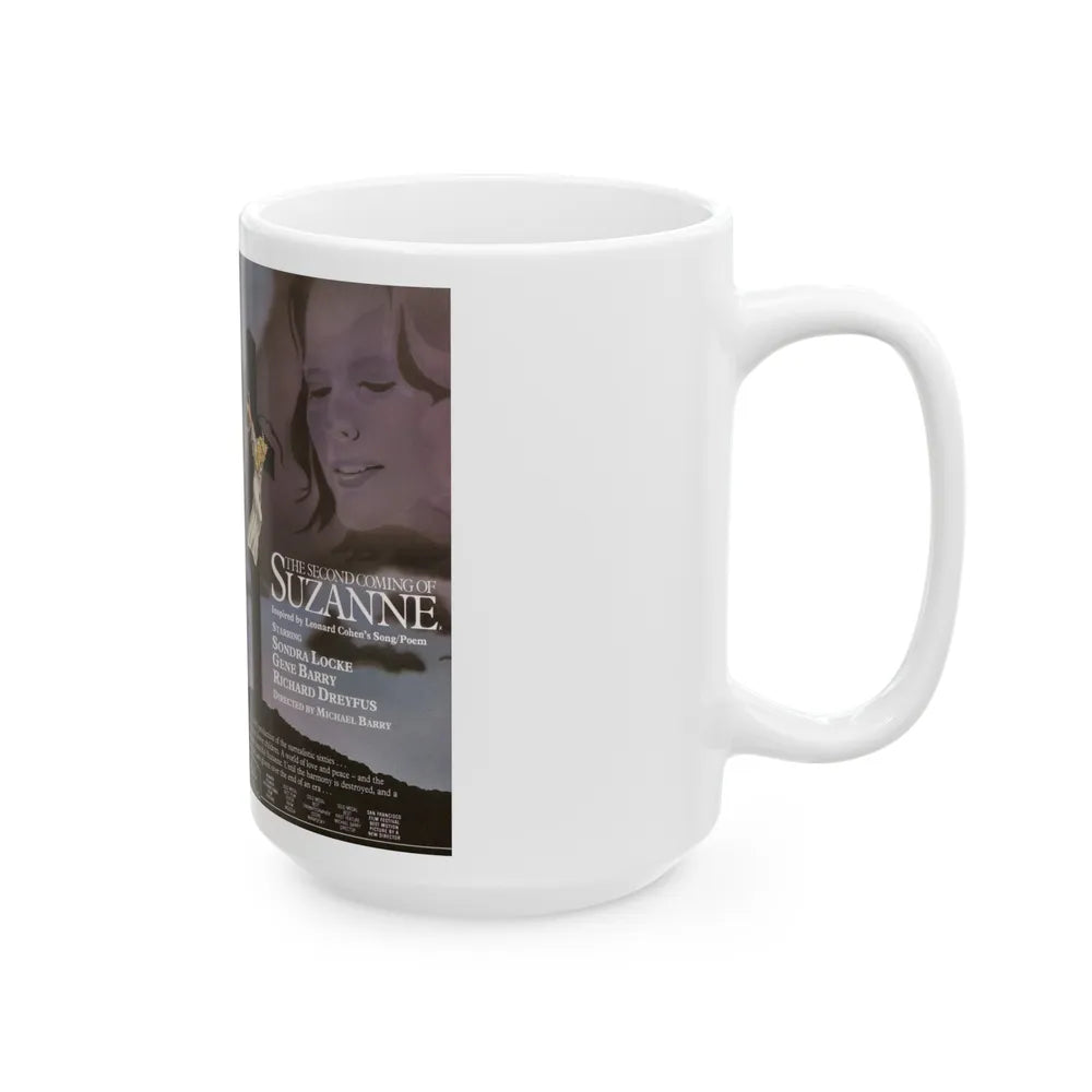 THE SECOND COMING OF SUZANNE (VHS COVER) - White Coffee Mug-Go Mug Yourself