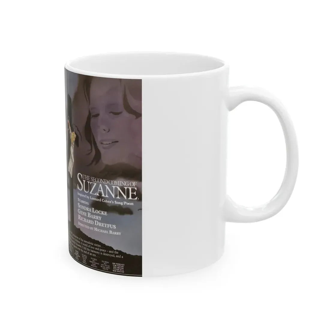 THE SECOND COMING OF SUZANNE (VHS COVER) - White Coffee Mug - Go Mug Yourself