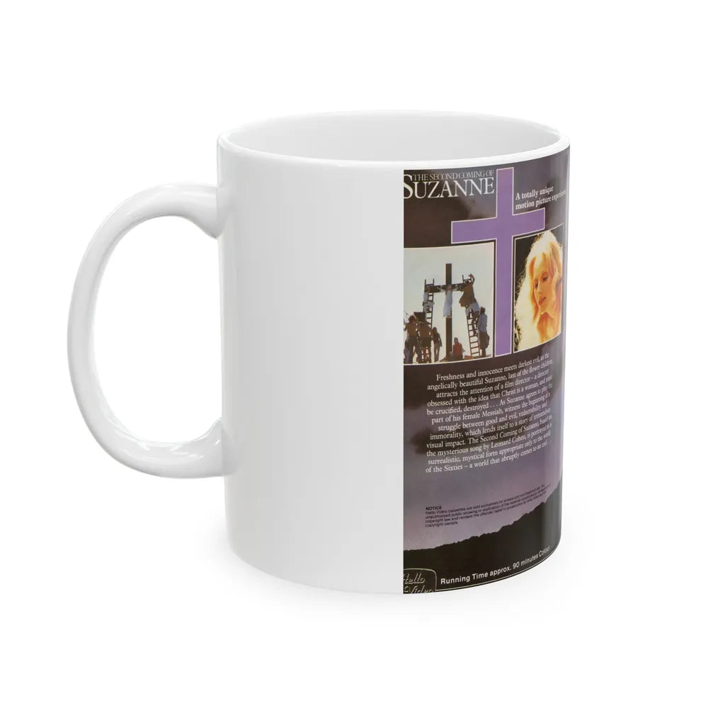 THE SECOND COMING OF SUZANNE (VHS COVER) - White Coffee Mug-Go Mug Yourself