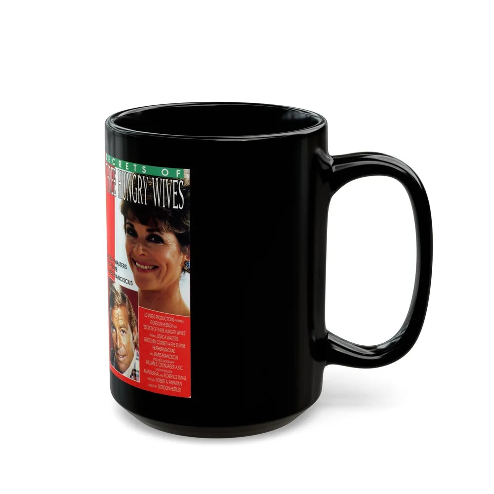 THE SECRET OF THREE HUNGRY WIVES (VHS COVER) - Black Coffee Mug-Go Mug Yourself