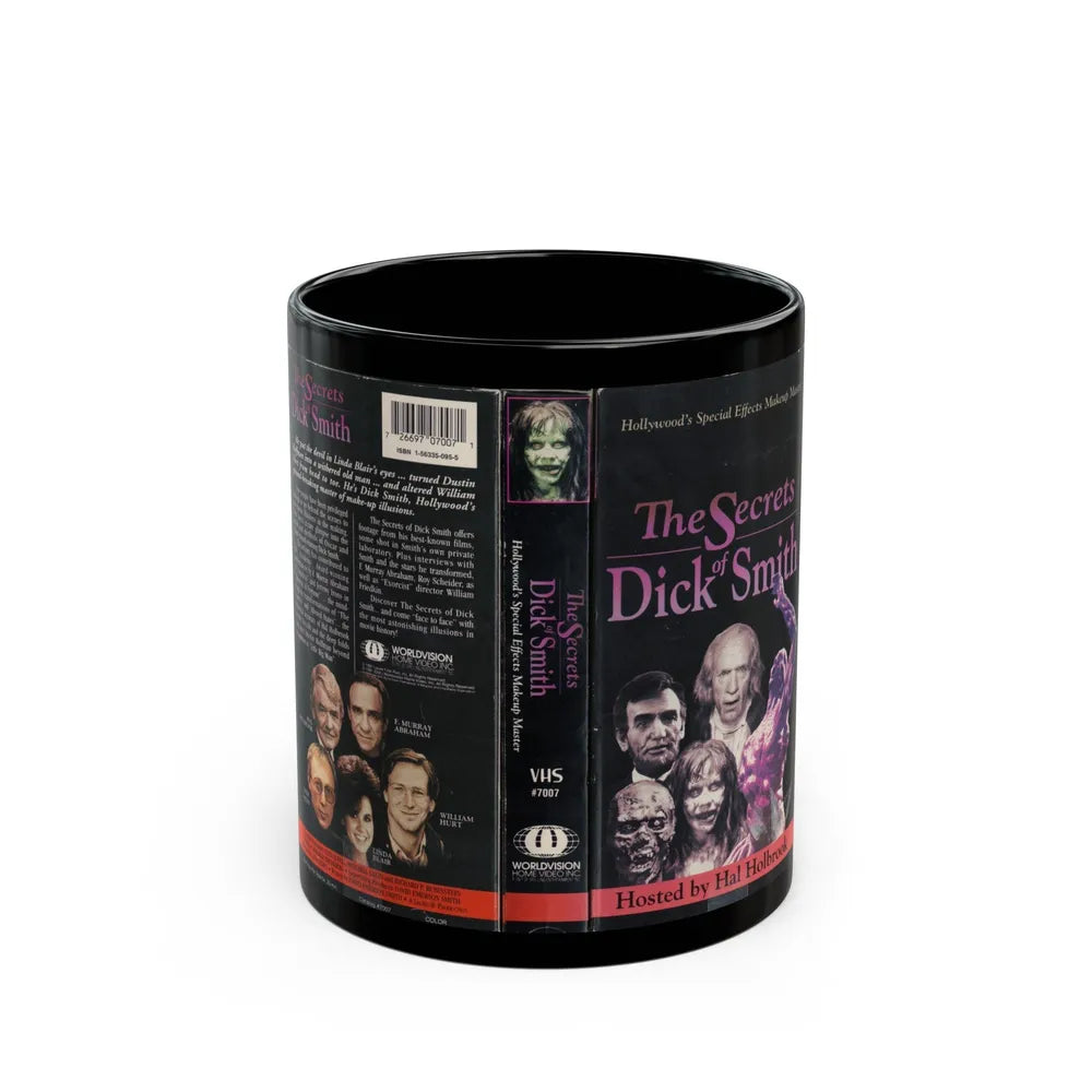 THE SECRETS OF DICK SMITH (VHS COVER) - Black Coffee Mug-11oz-Go Mug Yourself