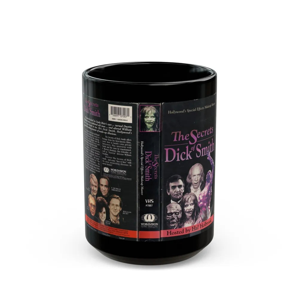 THE SECRETS OF DICK SMITH (VHS COVER) - Black Coffee Mug-15oz-Go Mug Yourself