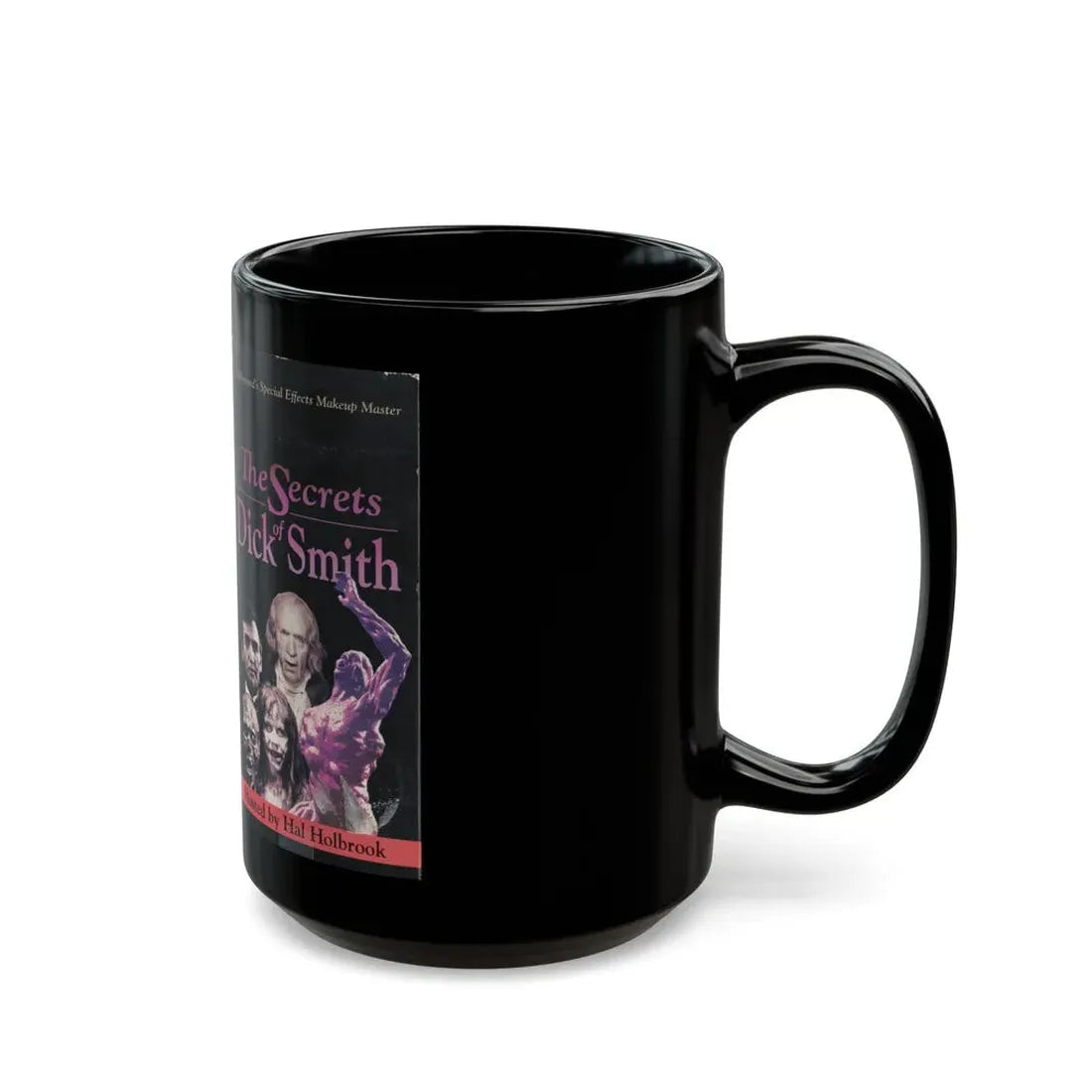 THE SECRETS OF DICK SMITH (VHS COVER) - Black Coffee Mug - Go Mug Yourself