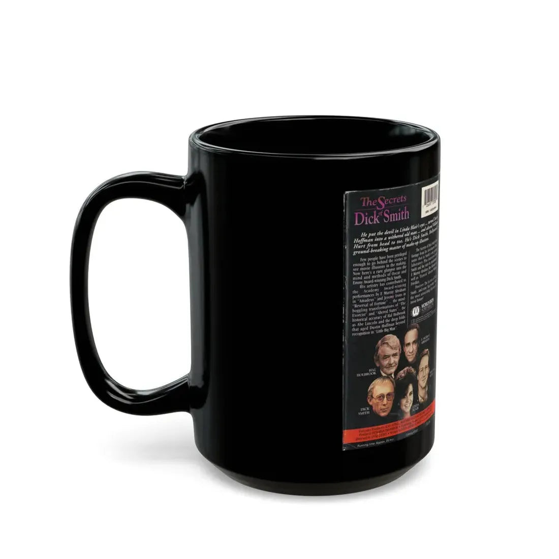 THE SECRETS OF DICK SMITH (VHS COVER) - Black Coffee Mug - Go Mug Yourself