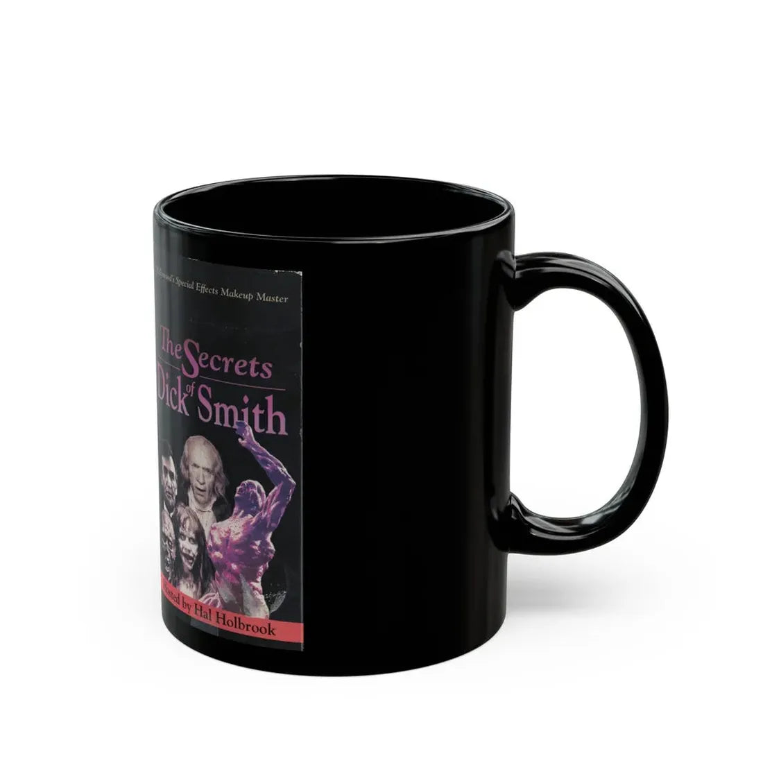 THE SECRETS OF DICK SMITH (VHS COVER) - Black Coffee Mug - Go Mug Yourself