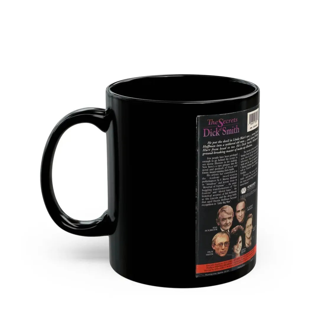 THE SECRETS OF DICK SMITH (VHS COVER) - Black Coffee Mug - Go Mug Yourself