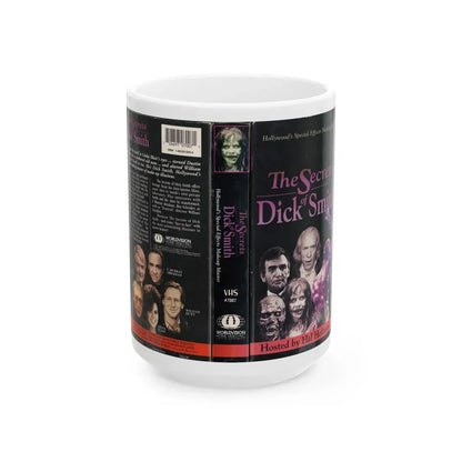 THE SECRETS OF DICK SMITH (VHS COVER) - White Coffee Mug 15oz - Go Mug Yourself