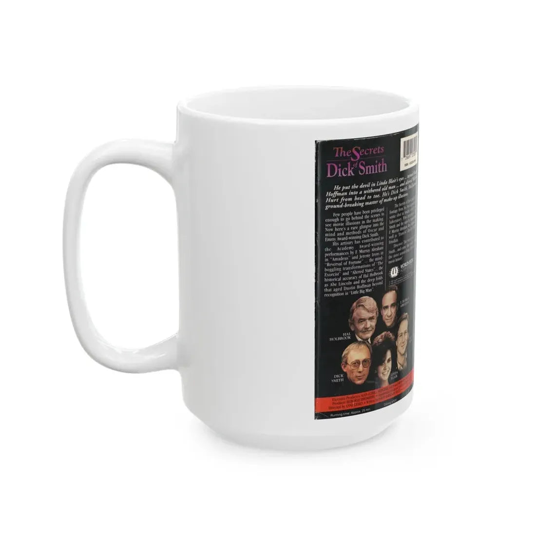 THE SECRETS OF DICK SMITH (VHS COVER) - White Coffee Mug - Go Mug Yourself