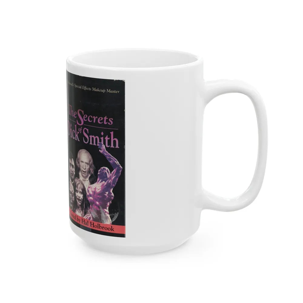 THE SECRETS OF DICK SMITH (VHS COVER) - White Coffee Mug-Go Mug Yourself