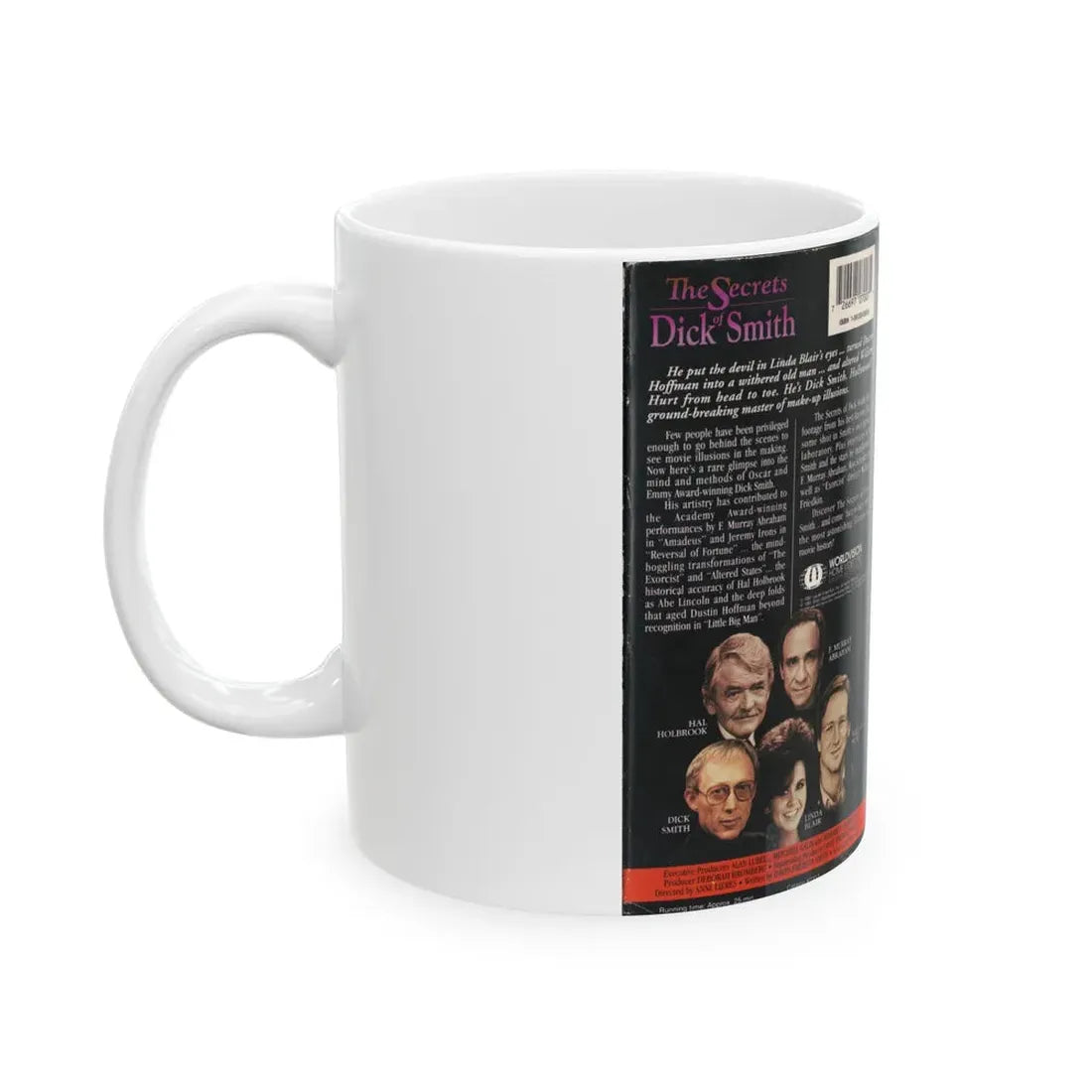 THE SECRETS OF DICK SMITH (VHS COVER) - White Coffee Mug - Go Mug Yourself