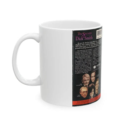 THE SECRETS OF DICK SMITH (VHS COVER) - White Coffee Mug - Go Mug Yourself
