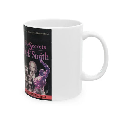 THE SECRETS OF DICK SMITH (VHS COVER) - White Coffee Mug - Go Mug Yourself