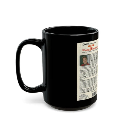 THE SECRETS OF WINNING THE SWEEPSTAKES (VHS COVER) - Black Coffee Mug-Go Mug Yourself