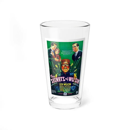 THE SECRETS OF WU SIN 1932 Movie Poster - Pint Glass 16oz 16oz - Go Mug Yourself