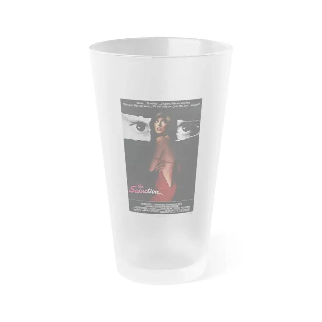 THE SEDUCTION 1982 Movie Poster - Frosted Pint Glass 16oz Default Title - Go Mug Yourself