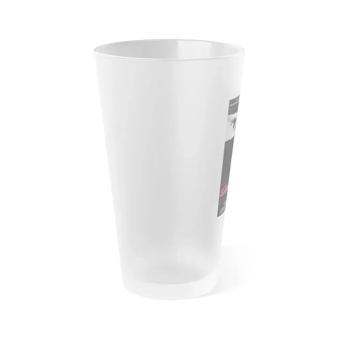 THE SEDUCTION 1982 Movie Poster - Frosted Pint Glass 16oz - Go Mug Yourself
