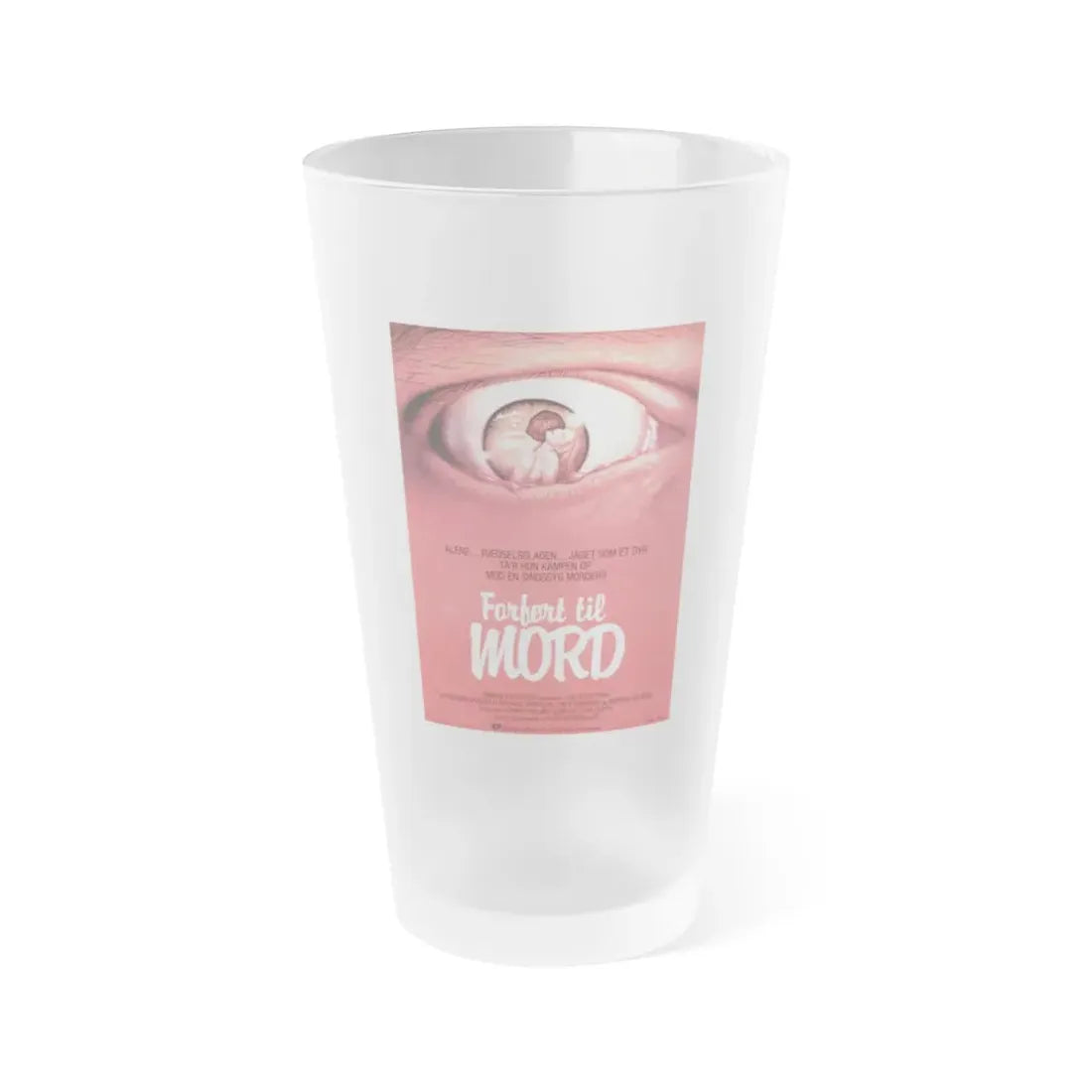 THE SEDUCTION (DANISH) 1982 Movie Poster - Frosted Pint Glass 16oz Default Title - Go Mug Yourself