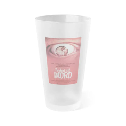 THE SEDUCTION (DANISH) 1982 Movie Poster - Frosted Pint Glass 16oz Default Title - Go Mug Yourself