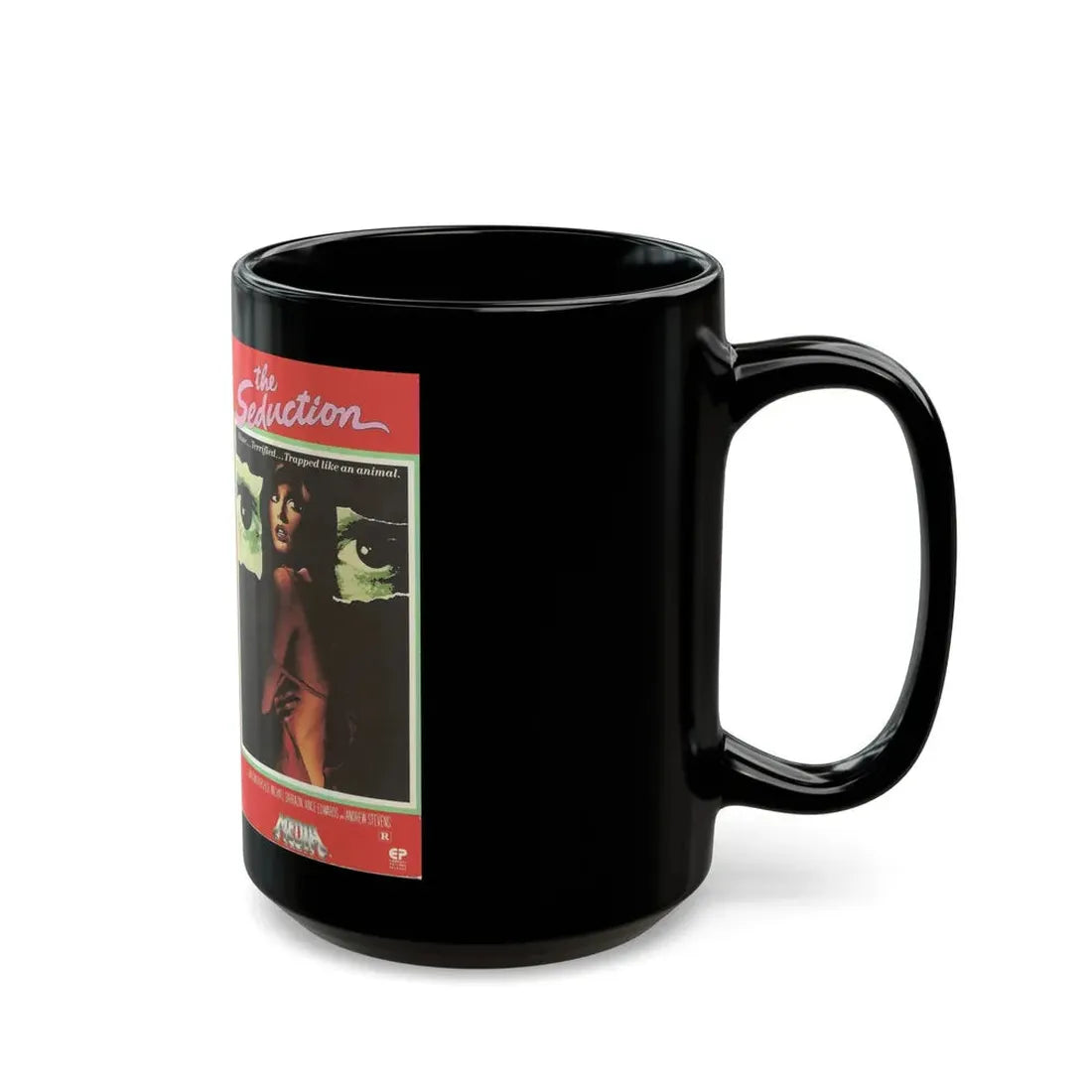 THE SEDUCTION (VHS COVER) - Black Coffee Mug - Go Mug Yourself