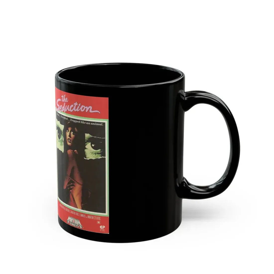 THE SEDUCTION (VHS COVER) - Black Coffee Mug - Go Mug Yourself